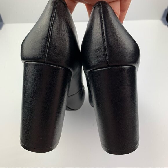 BCBgeneration womens heels size 9 38 black chunky goth career - Picture 6 of 11